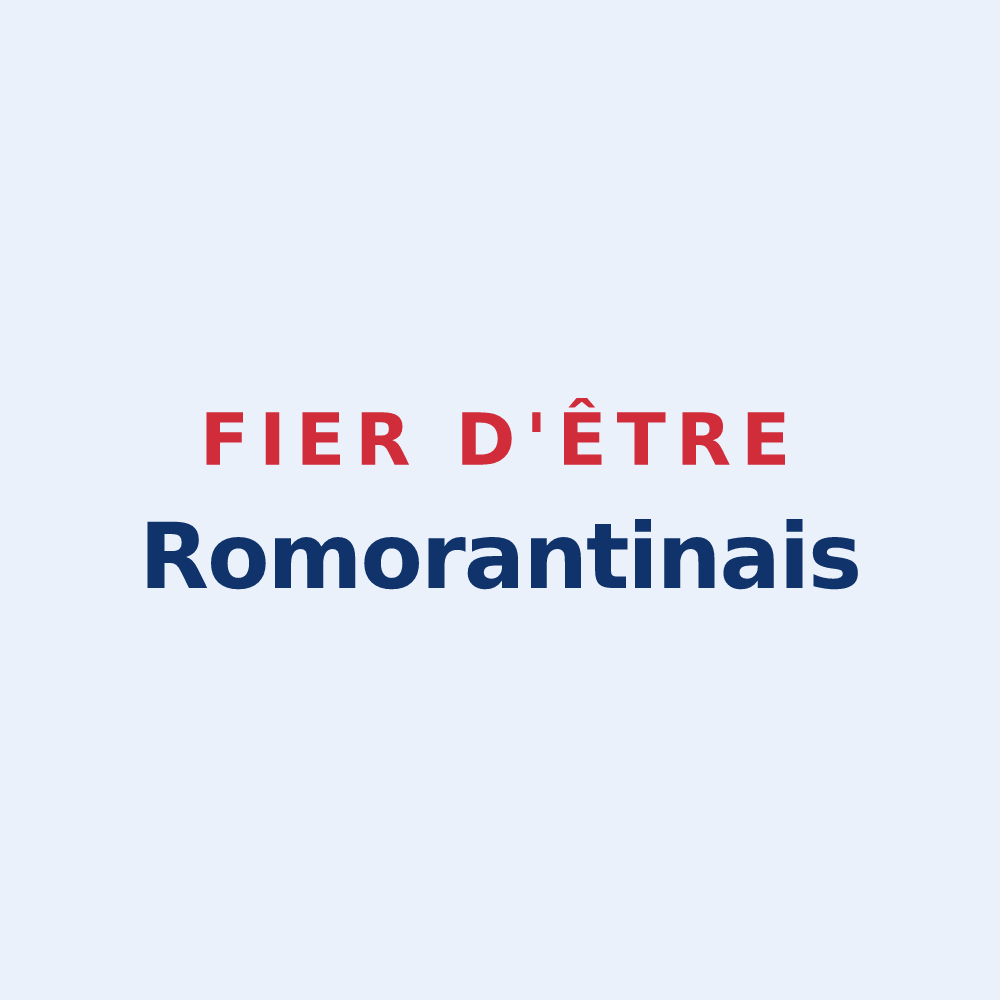 Sticker « Fier d'être Romorantinais » — design pour Romorantin-Lanthenay