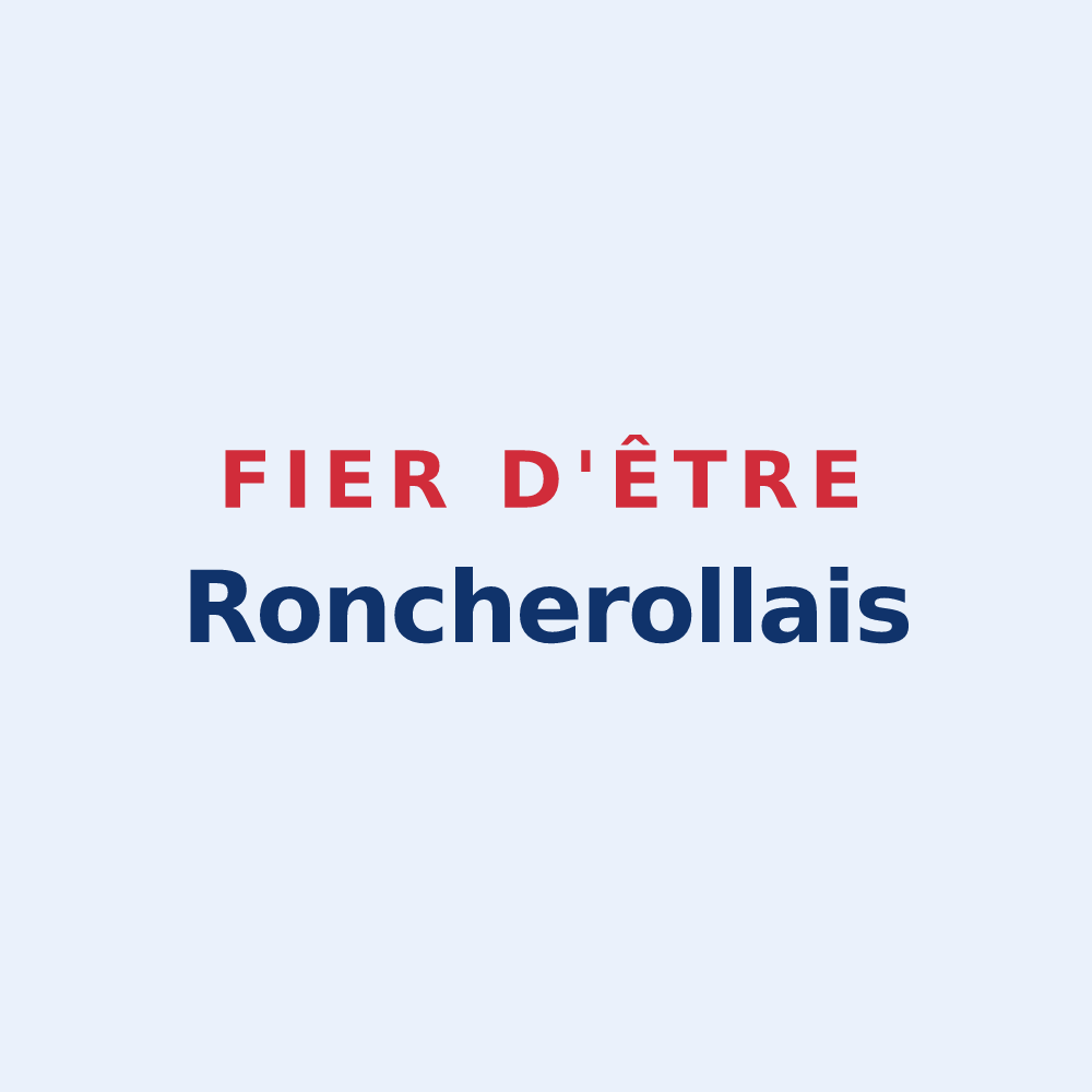 Sticker « Fier d'être Roncherollais » — design pour Roncherolles-sur-le-Vivier