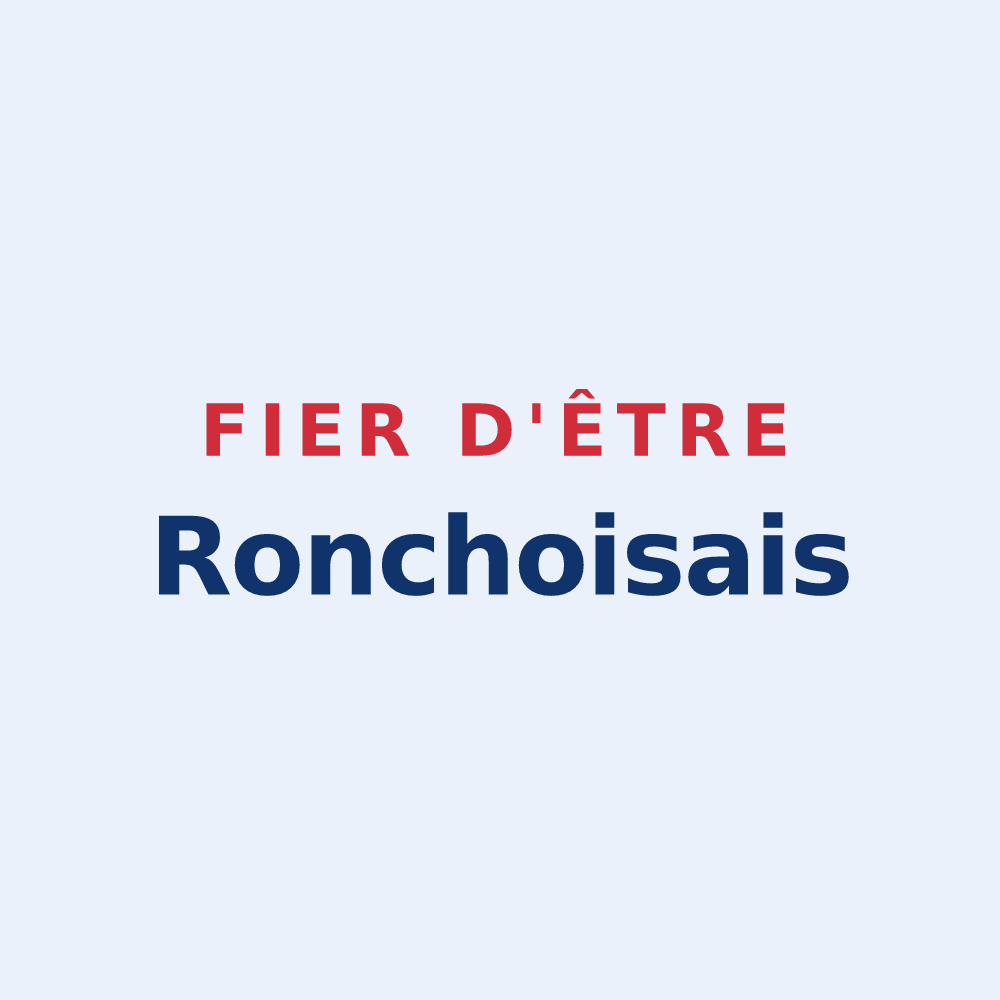 Sticker « Fier d'être Ronchoisais » — design pour Ronchois