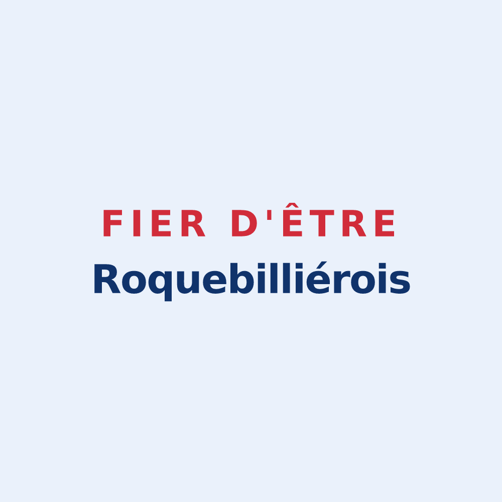 Sticker « Fier d'être Roquebilliérois » — design pour Roquebillière