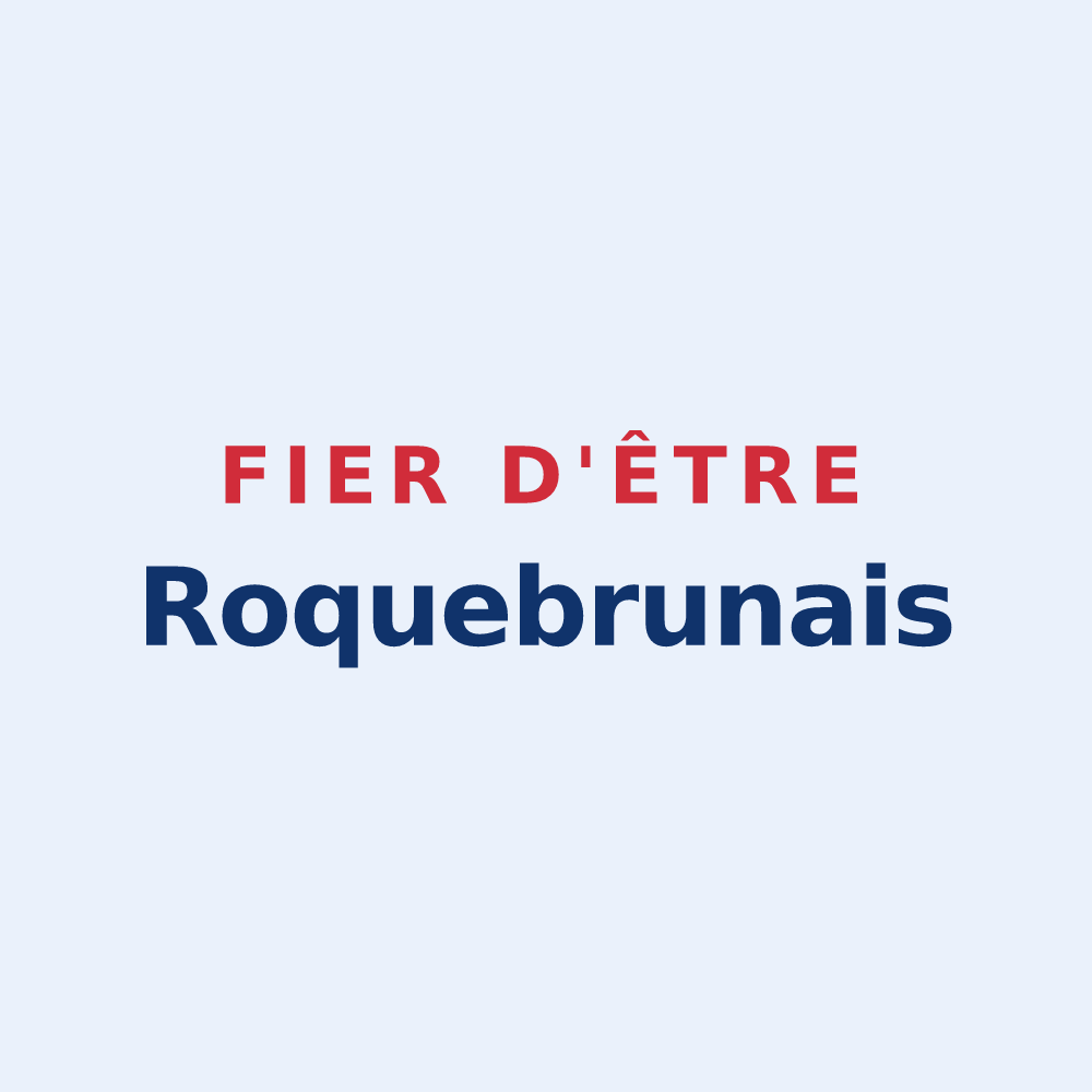 Sticker « Fier d'être Roquebrunais » — design pour Roquebrune