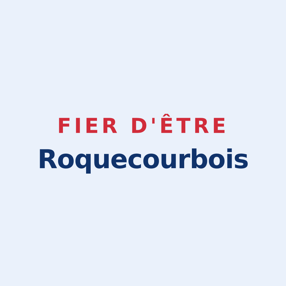 Sticker « Fier d'être Roquecourbois » — design pour Roquecourbe-Minervois