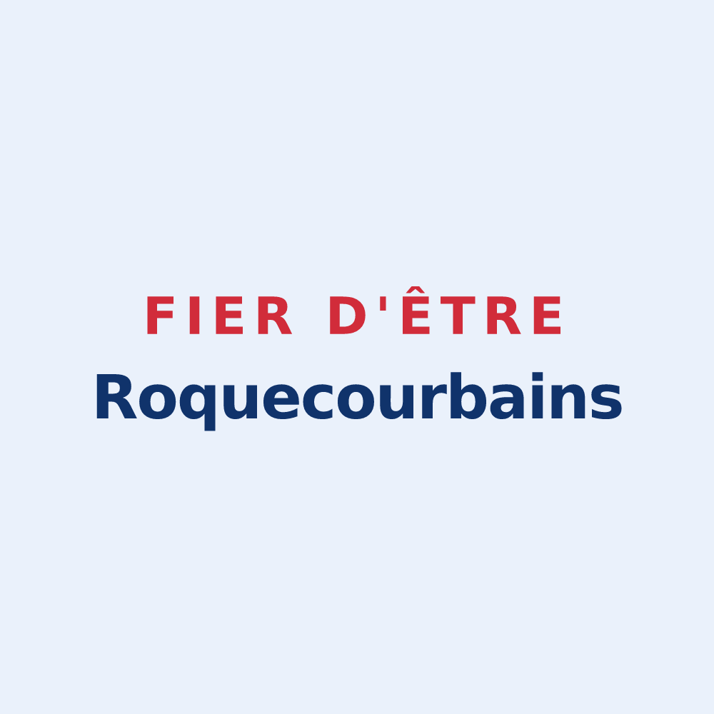 Sticker « Fier d'être Roquecourbains » — design pour Roquecourbe