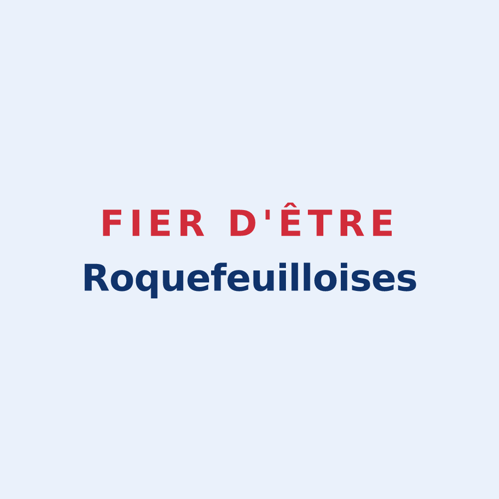 Sticker « Fier d'être Roquefeuilloises » — design pour Roquefeuil