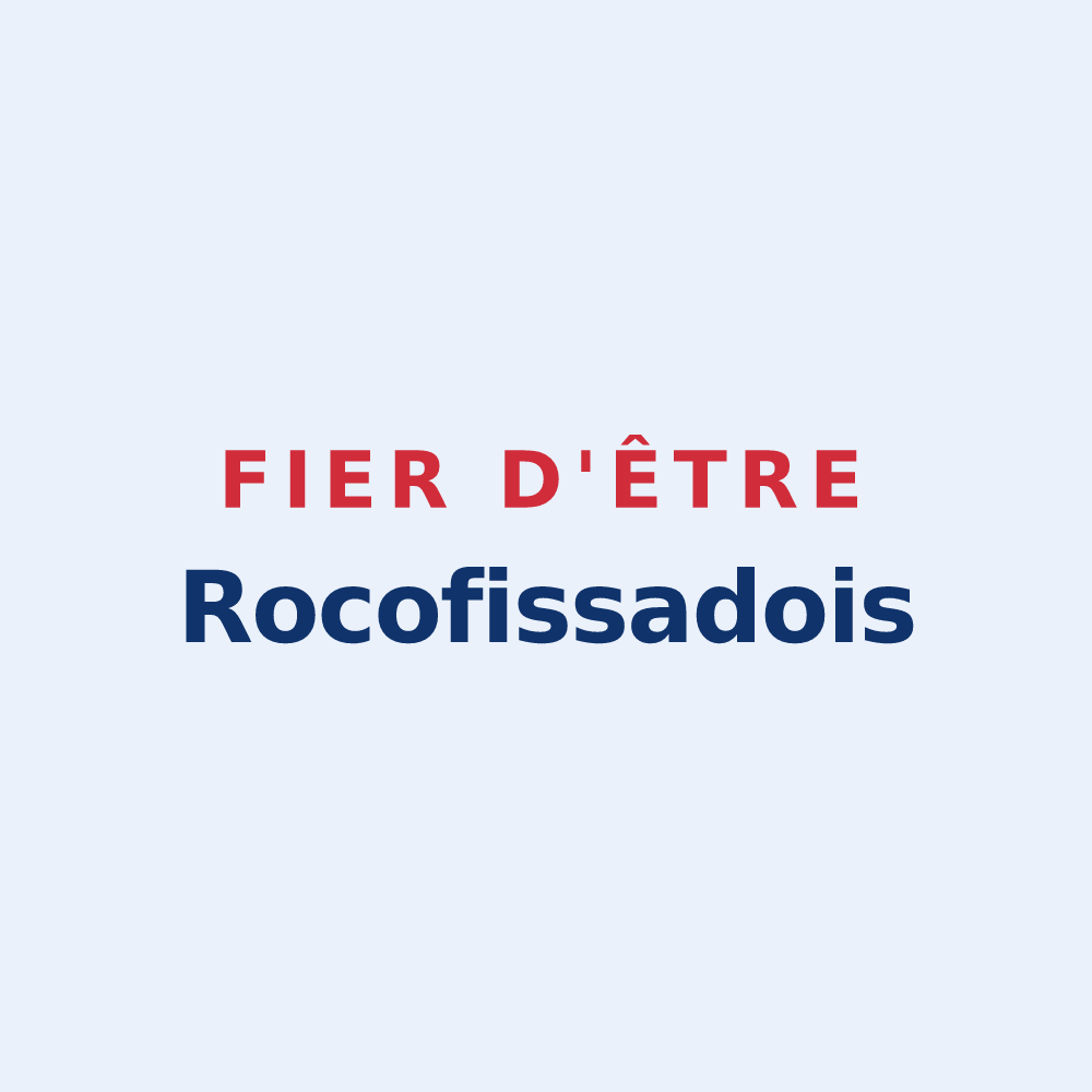 Sticker « Fier d'être Rocofissadois » — design pour Roquefixade