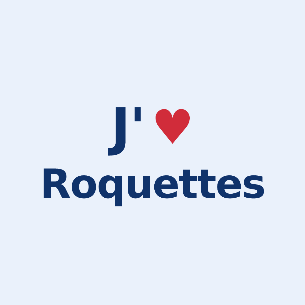 Sticker personnalisé Roquettes — design J'aime Roquettes