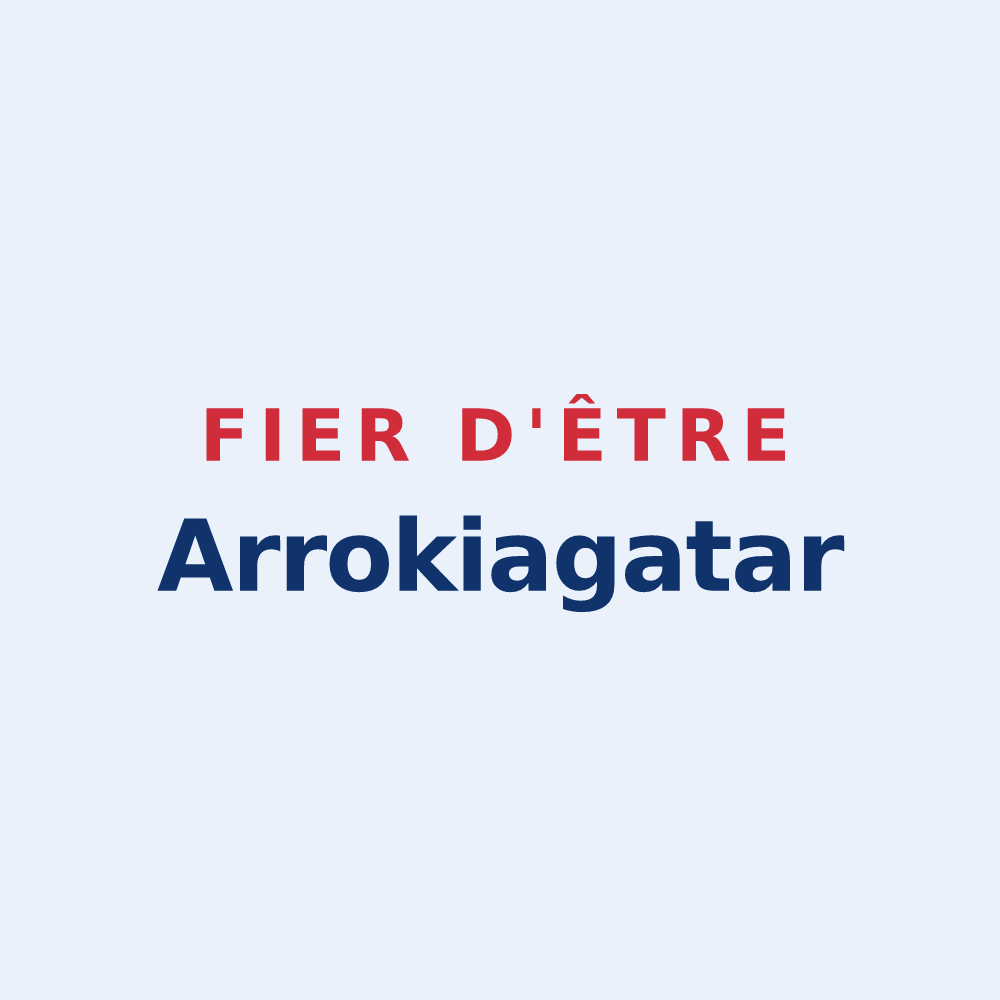 Sticker « Fier d'être Arrokiagatar » — design pour Roquiague