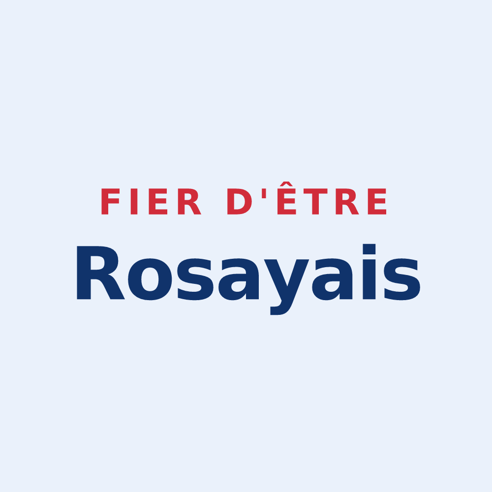 Sticker « Fier d'être Rosayais » — design pour Rosay
