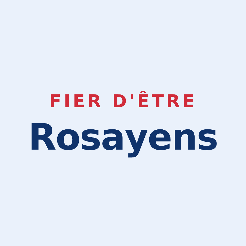 Sticker « Fier d'être Rosayens » — design pour Rosay-sur-Lieure