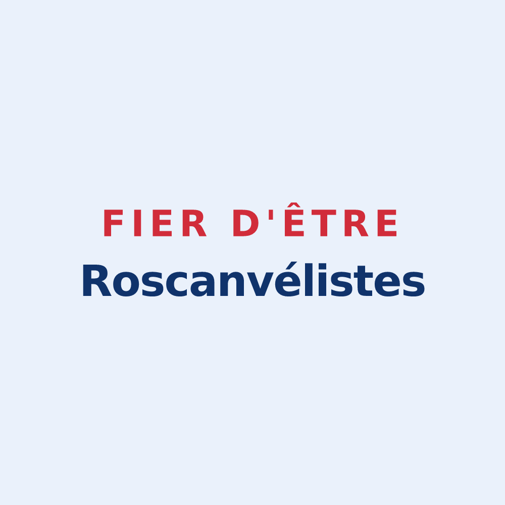 Sticker « Fier d'être Roscanvélistes » — design pour Roscanvel