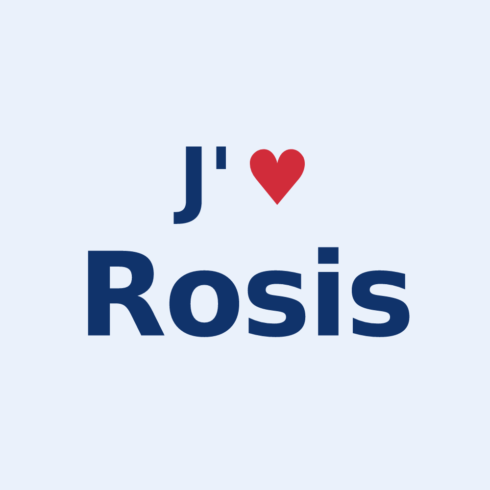 Sticker personnalisé Rosis — design J'aime Rosis