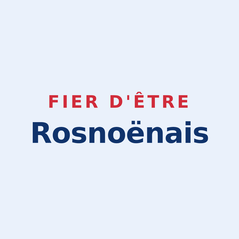 Sticker « Fier d'être Rosnoënais » — design pour Rosnoën