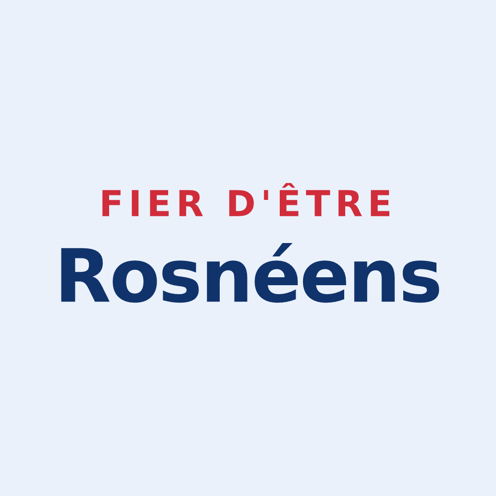 Sticker « Fier d'être Rosnéens » — design pour Rosny-sous-Bois