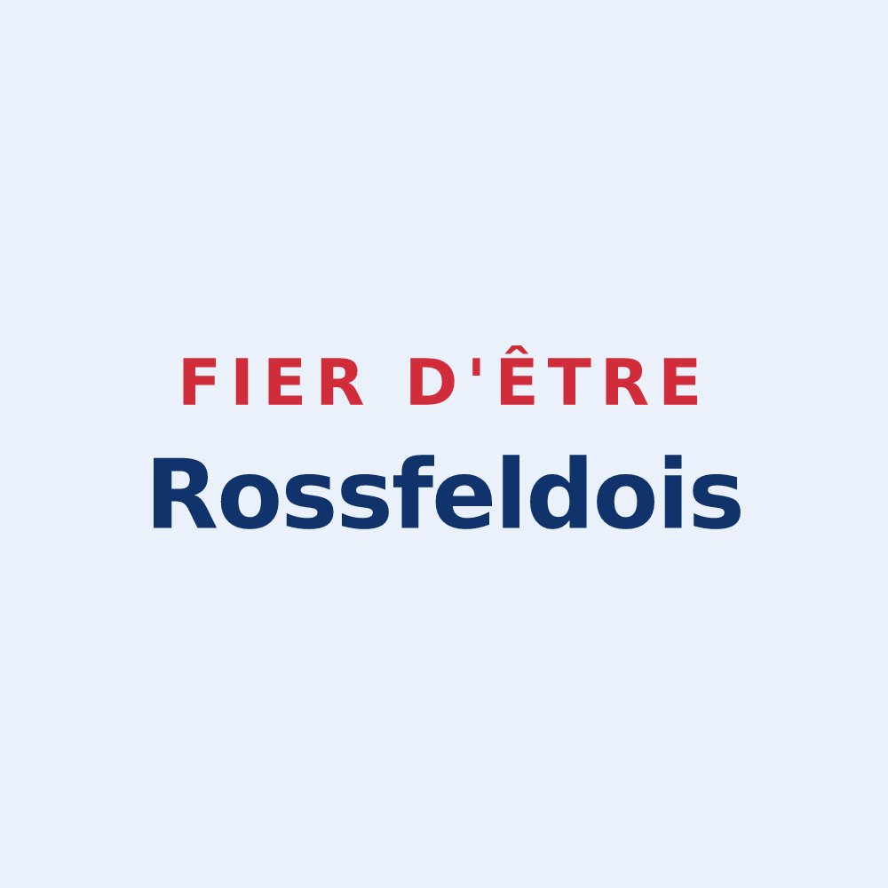 Sticker « Fier d'être Rossfeldois » — design pour Rossfeld