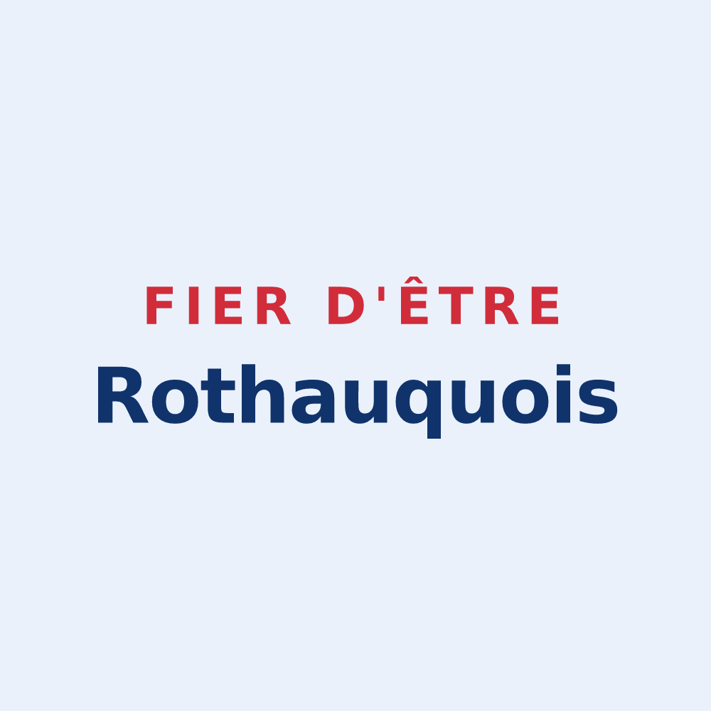 Sticker « Fier d'être Rothauquois » — design pour Rothau