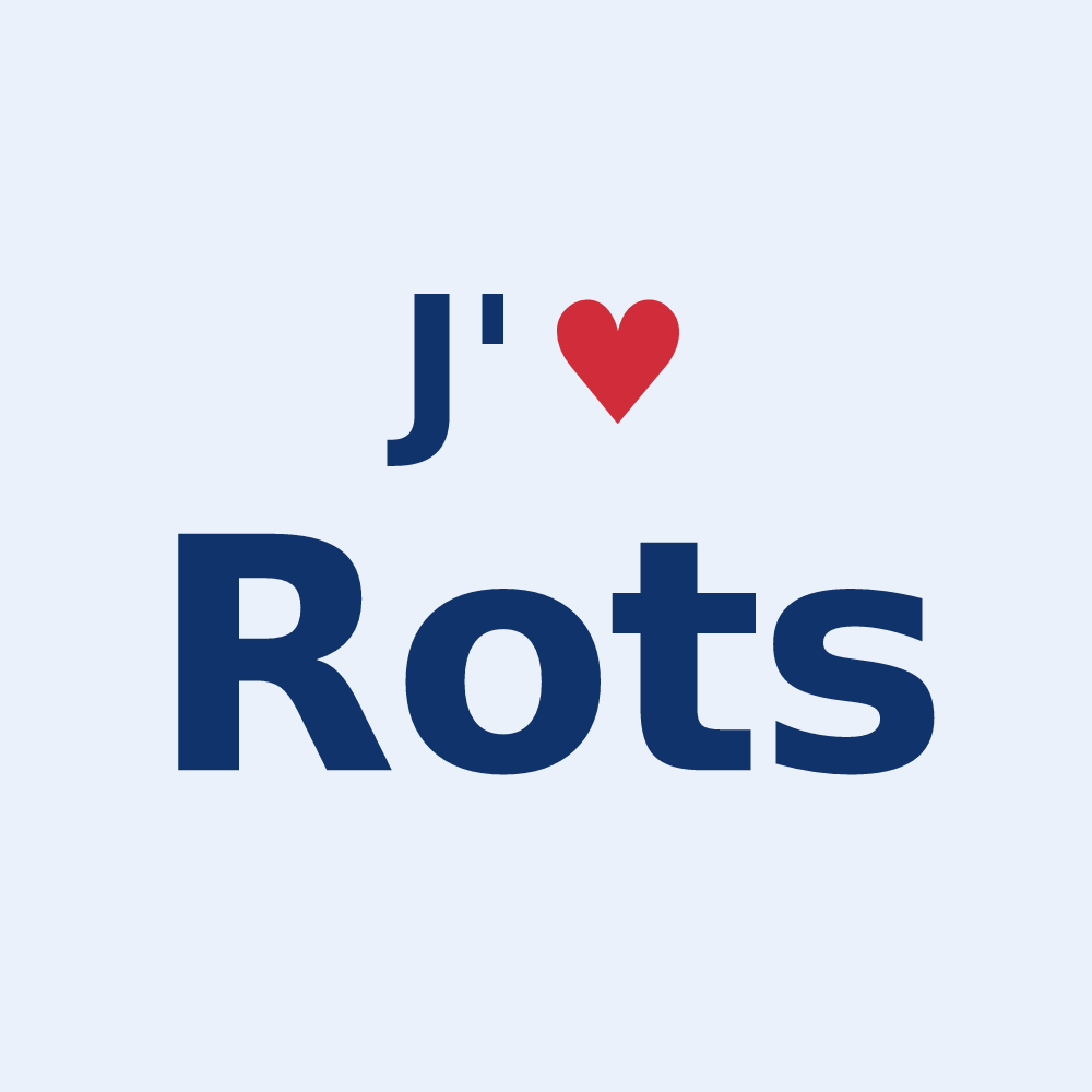 Sticker personnalisé Rots — design J'aime Rots