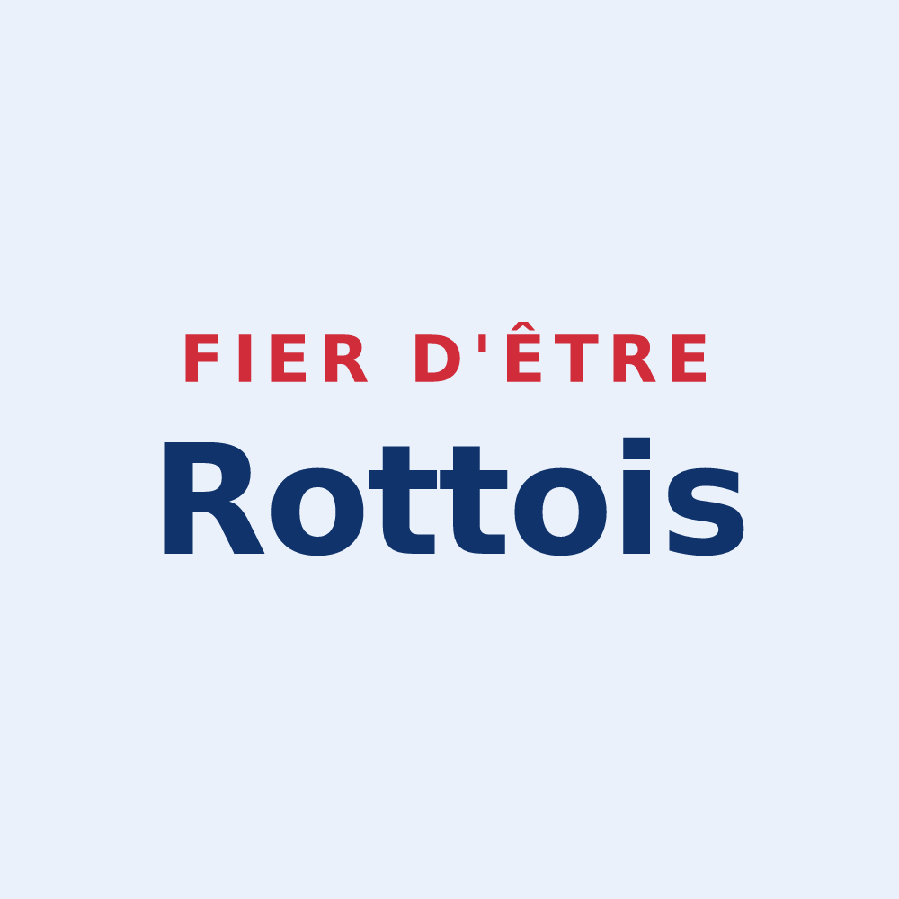 Sticker « Fier d'être Rottois » — design pour Rott