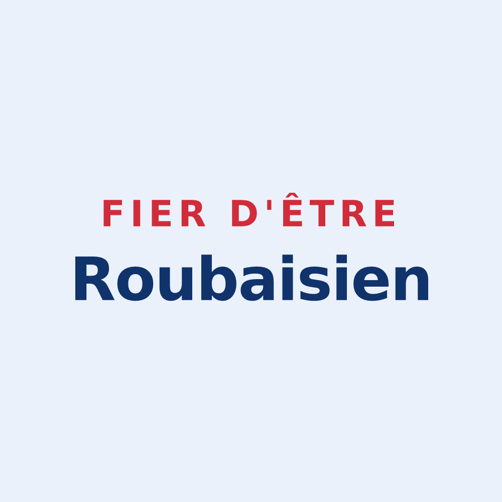 Sticker « Fier d'être Roubaisien » — design pour Roubaix