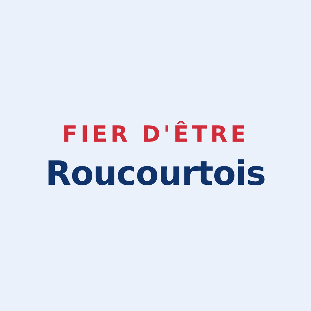 Sticker « Fier d'être Roucourtois » — design pour Roucourt