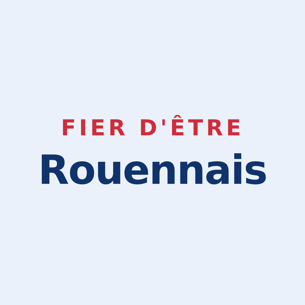 Sticker « Fier d'être Rouennais » — design pour Rouen
