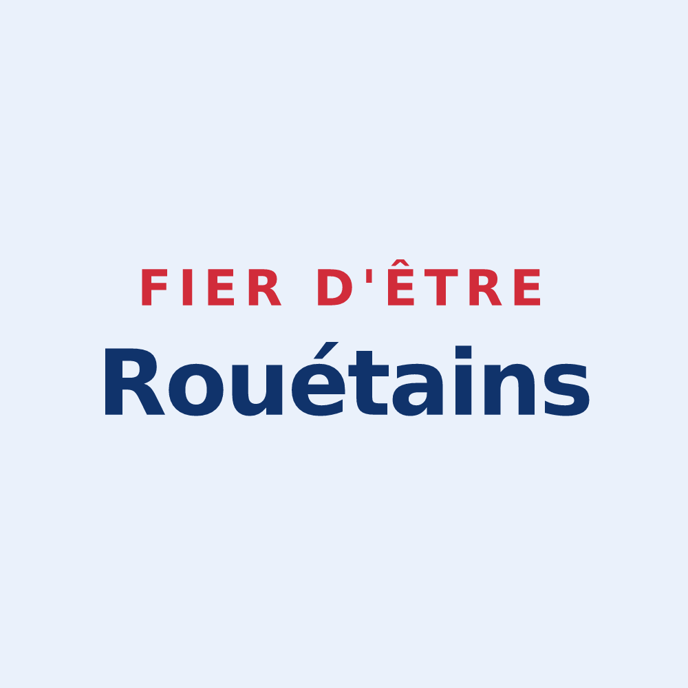 Sticker « Fier d'être Rouétains » — design pour Rouet