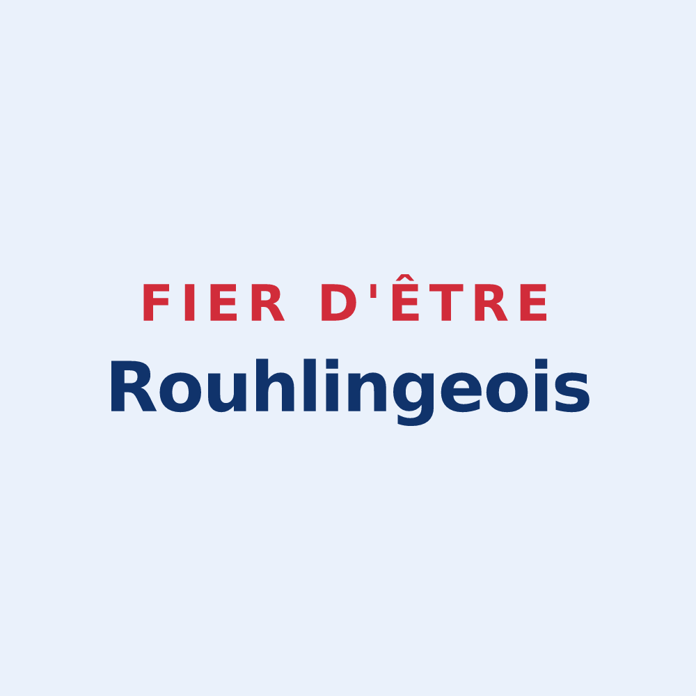 Sticker « Fier d'être Rouhlingeois » — design pour Rouhling