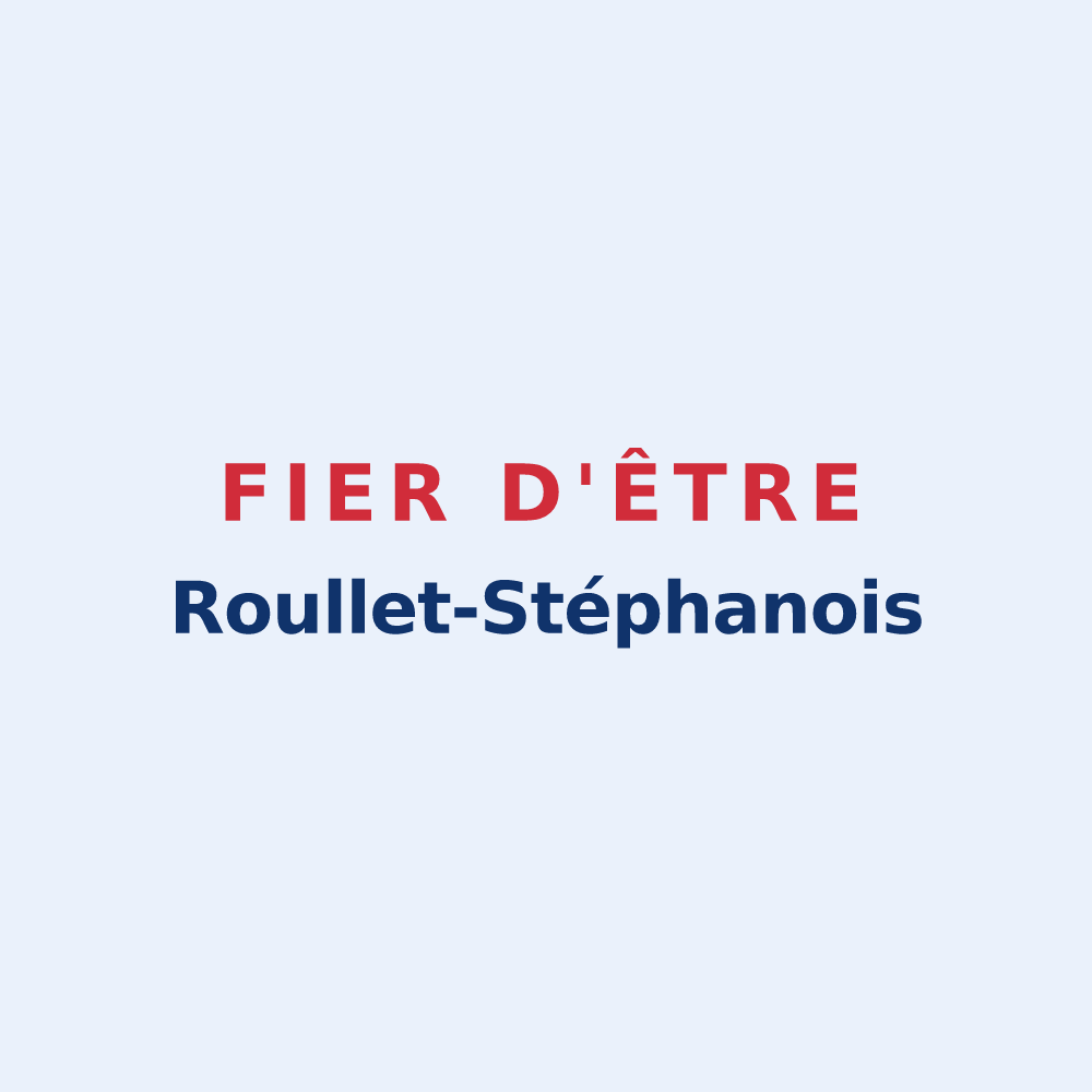 Sticker « Fier d'être Roullet-Stéphanois » — design pour Roullet-Saint-Estèphe
