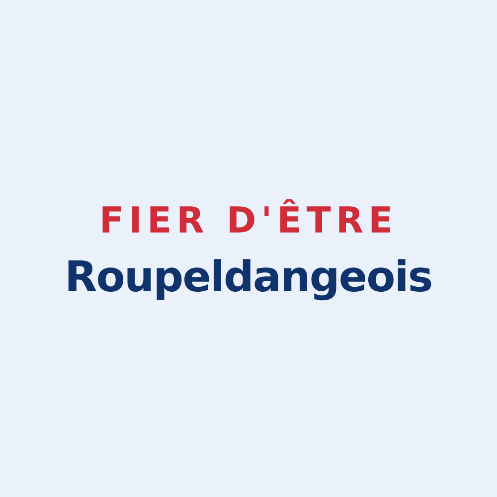 Sticker « Fier d'être Roupeldangeois » — design pour Roupeldange