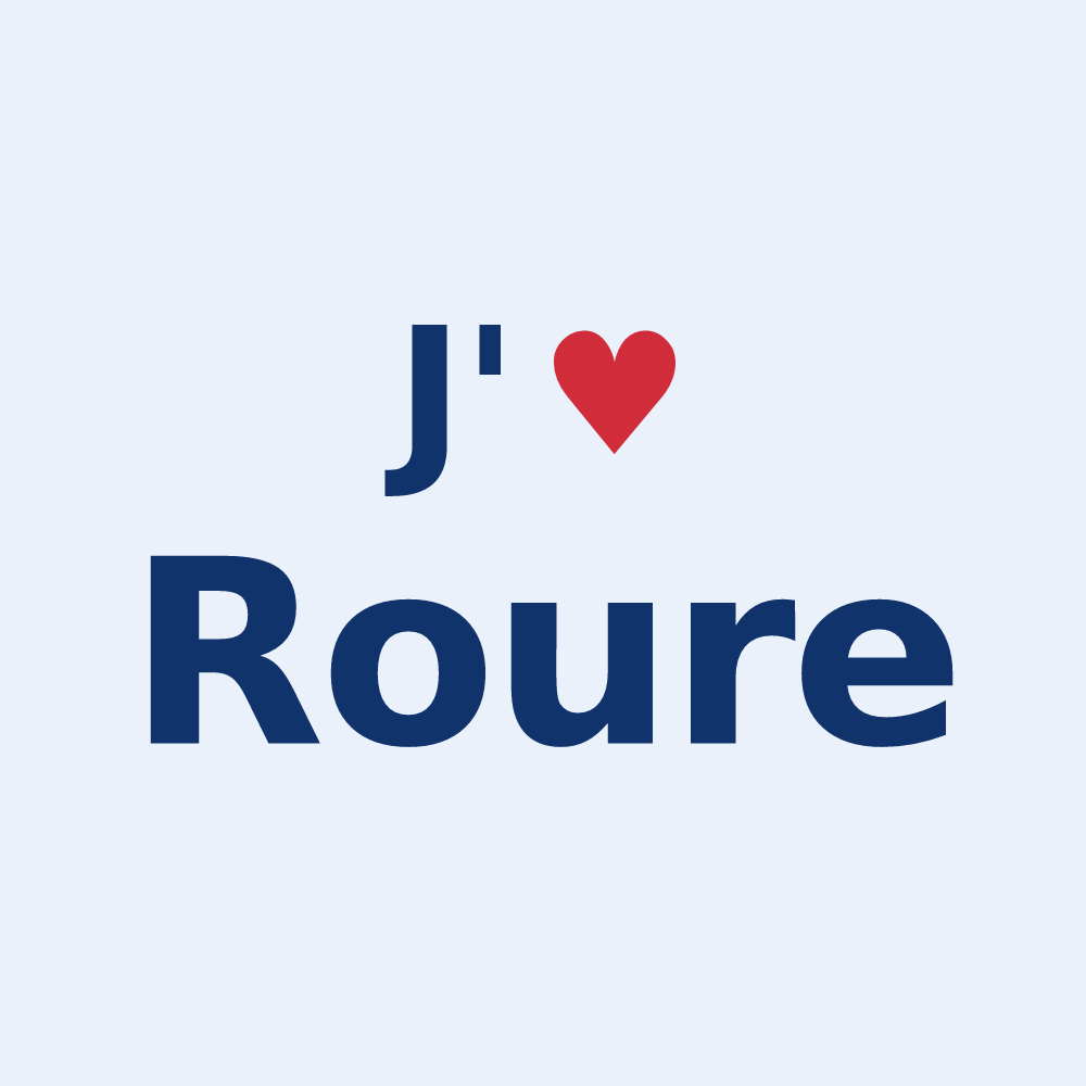 Sticker personnalisé Roure — design J'aime Roure
