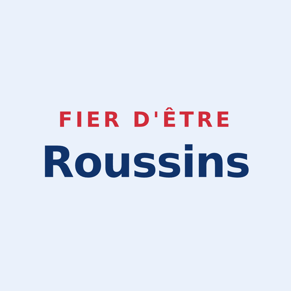 Sticker « Fier d'être Roussins » — design pour Rousses