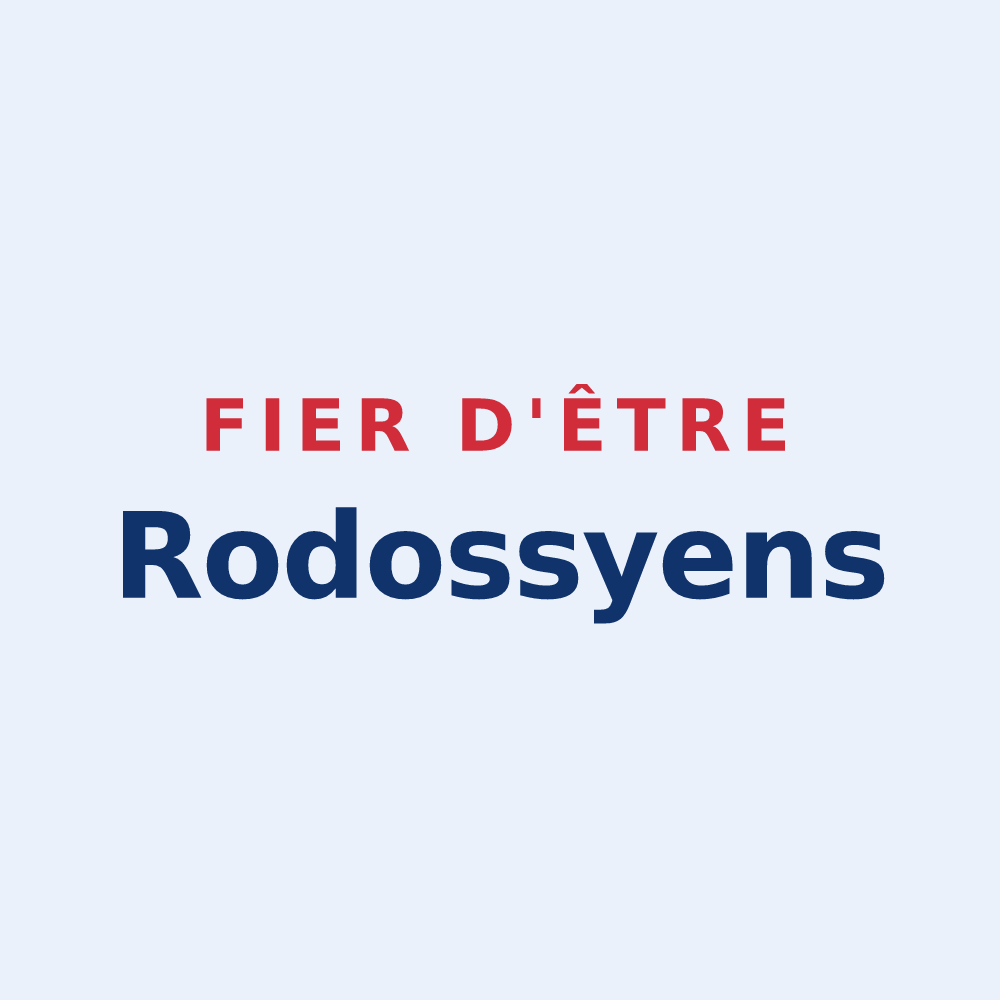 Sticker « Fier d'être Rodossyens » — design pour Roussy-le-Village