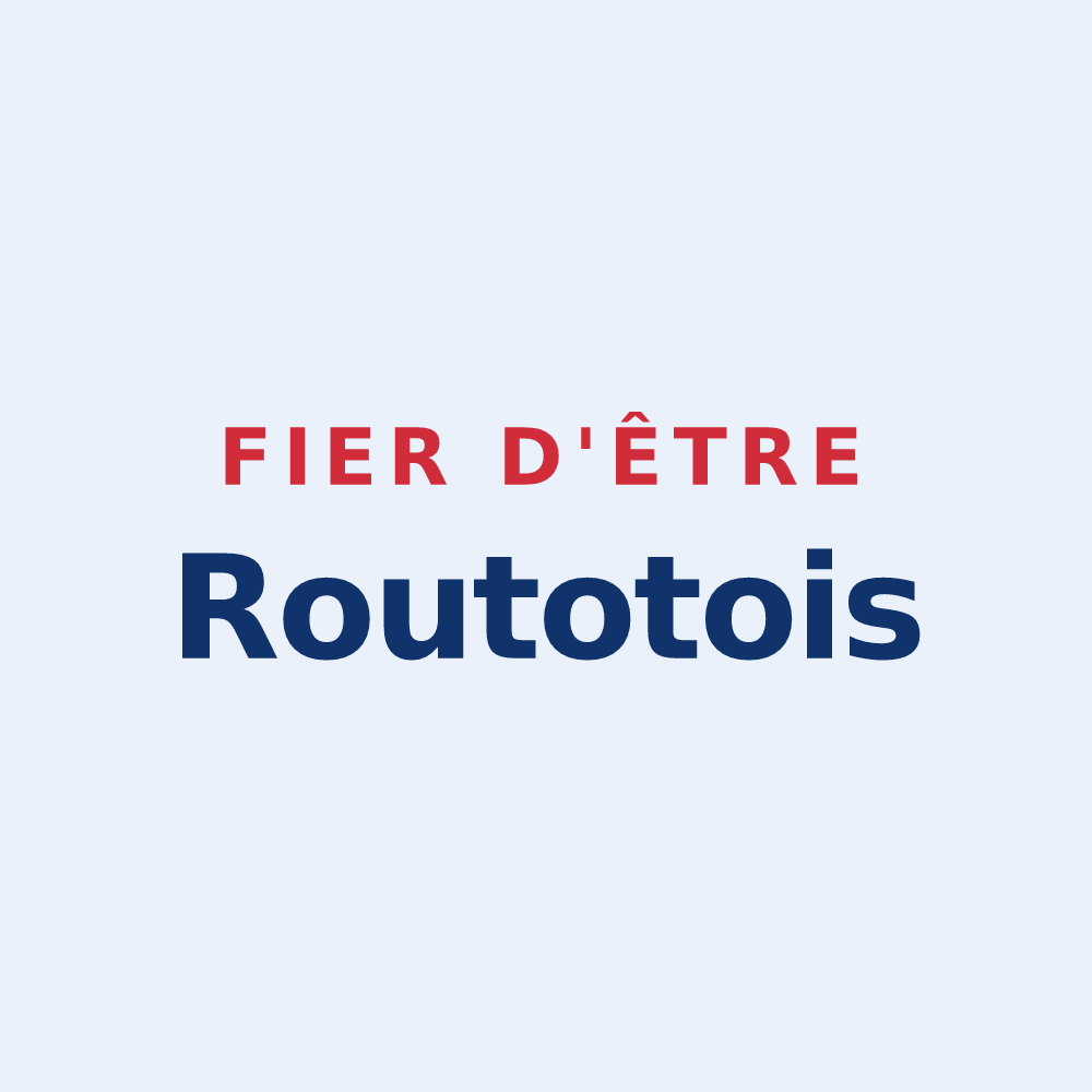 Sticker « Fier d'être Routotois » — design pour Routot