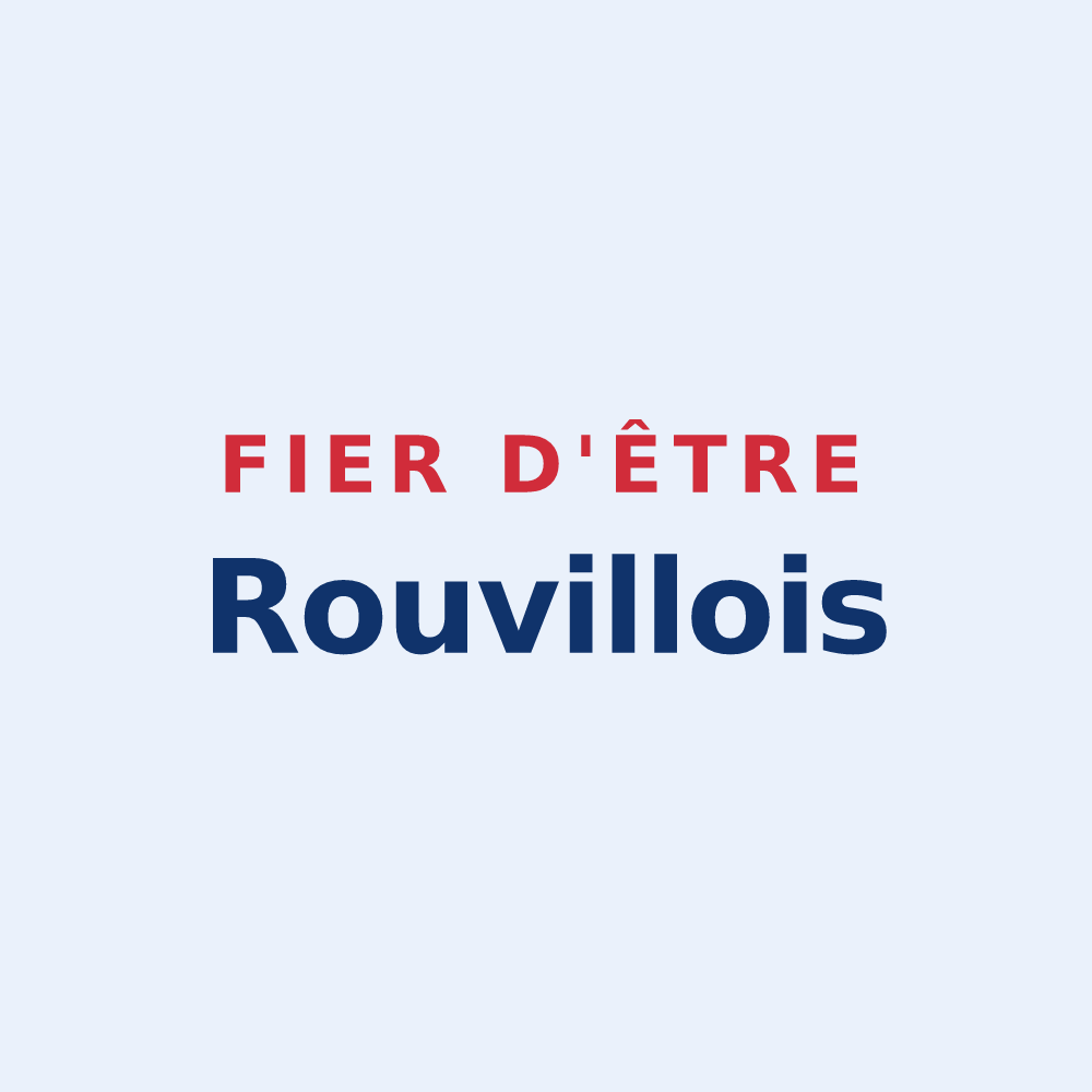 Sticker « Fier d'être Rouvillois » — design pour Rouville