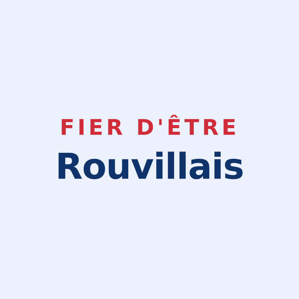 Sticker « Fier d'être Rouvillais » — design pour Rouville