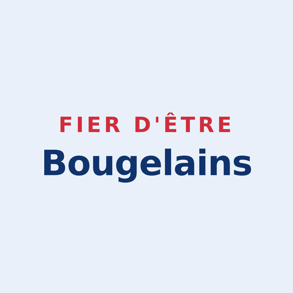Sticker « Fier d'être Bougelains » — design pour Rouvres-les-Vignes