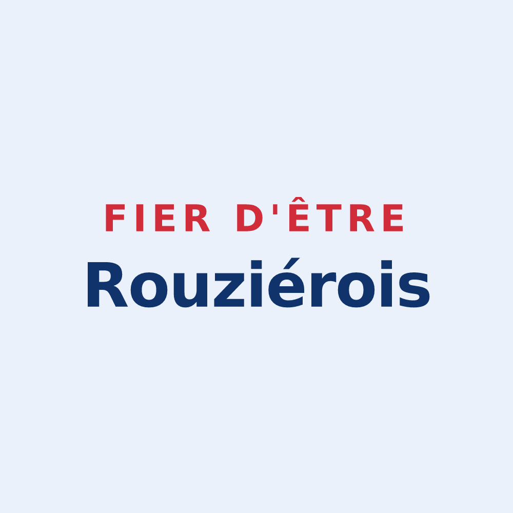 Sticker « Fier d'être Rouziérois » — design pour Rouziers-de-Touraine