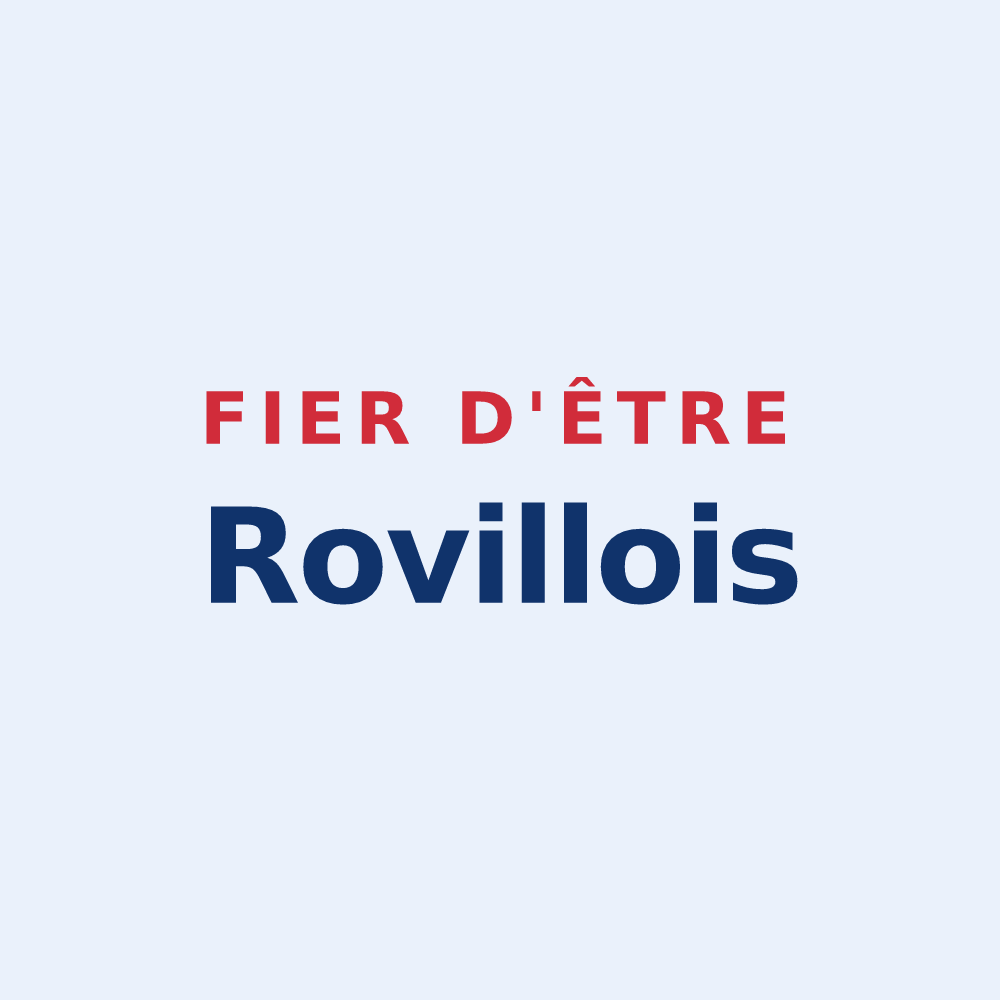 Sticker « Fier d'être Rovillois » — design pour Roville-aux-Chênes