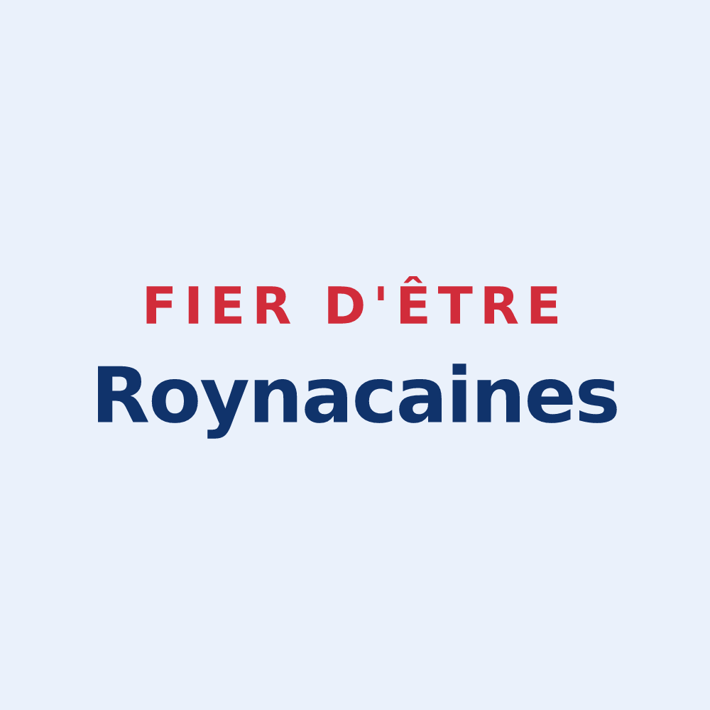 Sticker « Fier d'être Roynacaines » — design pour Roynac