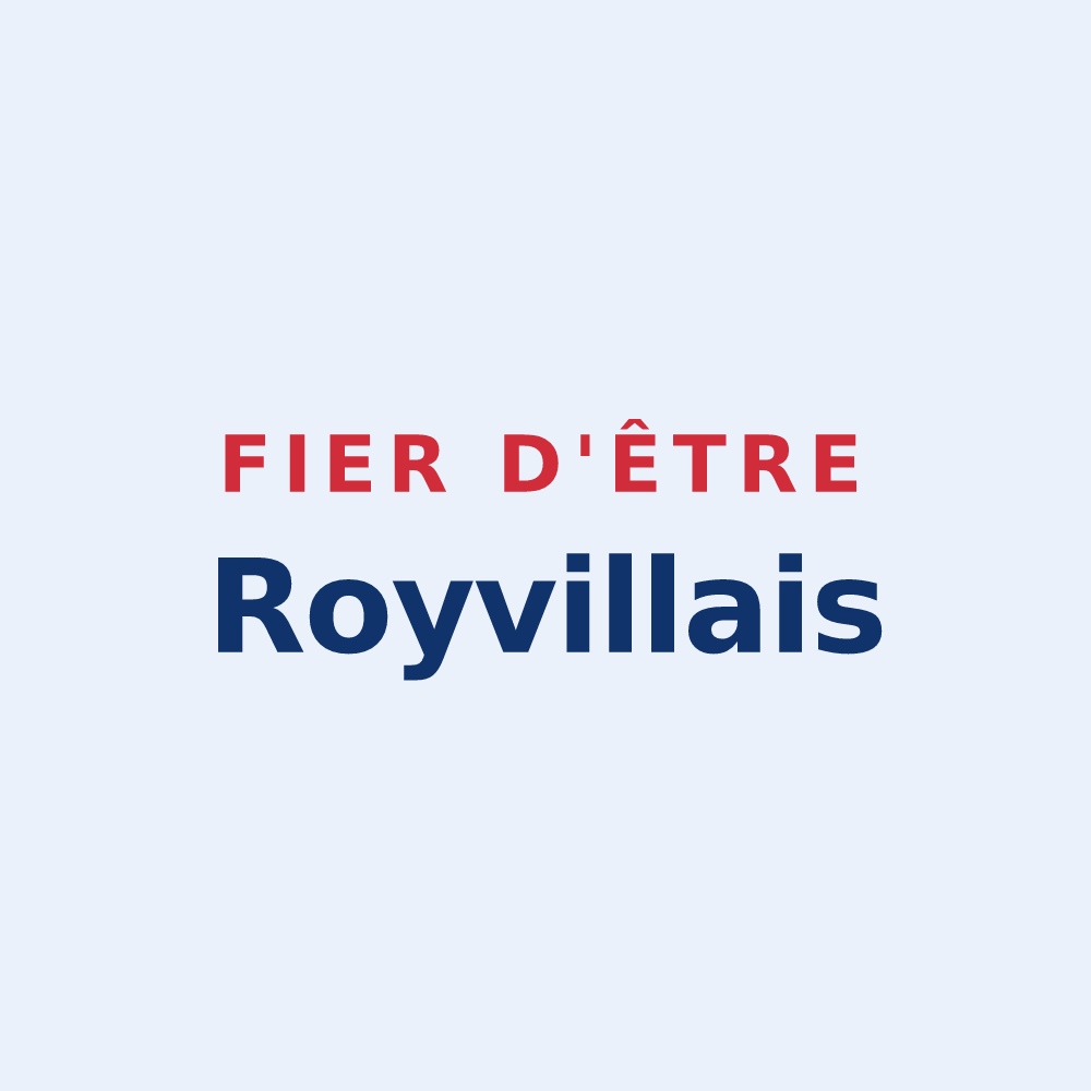 Sticker « Fier d'être Royvillais » — design pour Royville