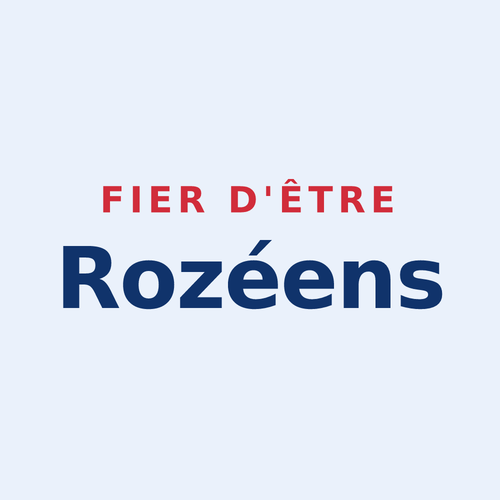 Sticker « Fier d'être Rozéens » — design pour Rozay-en-Brie