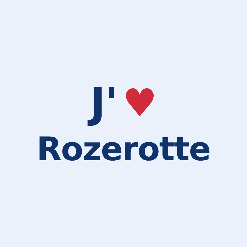 Sticker personnalisé Rozerotte — design J'aime Rozerotte