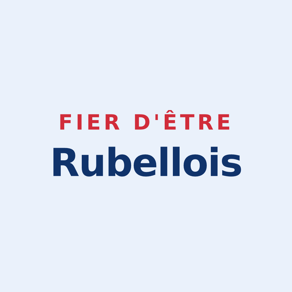 Sticker « Fier d'être Rubellois » — design pour Rubelles