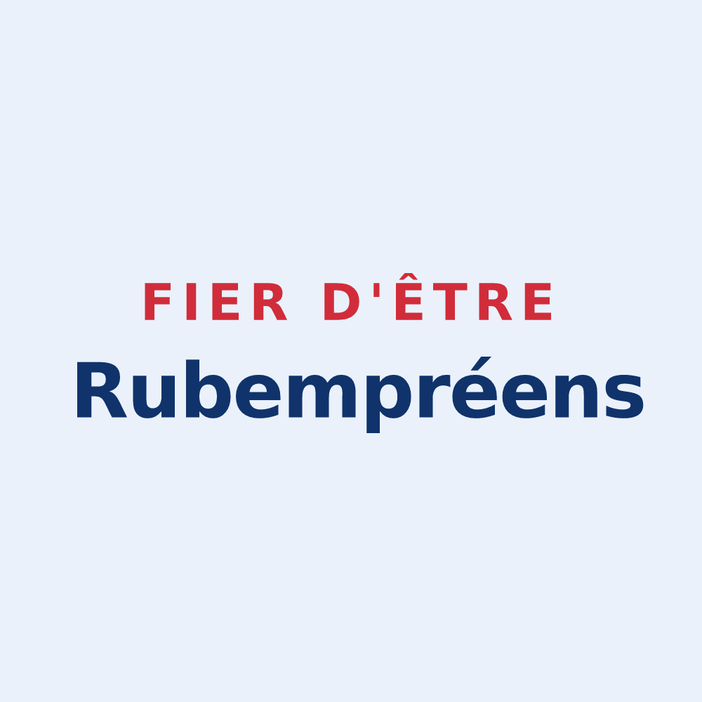 Sticker « Fier d'être Rubempréens » — design pour Rubempré