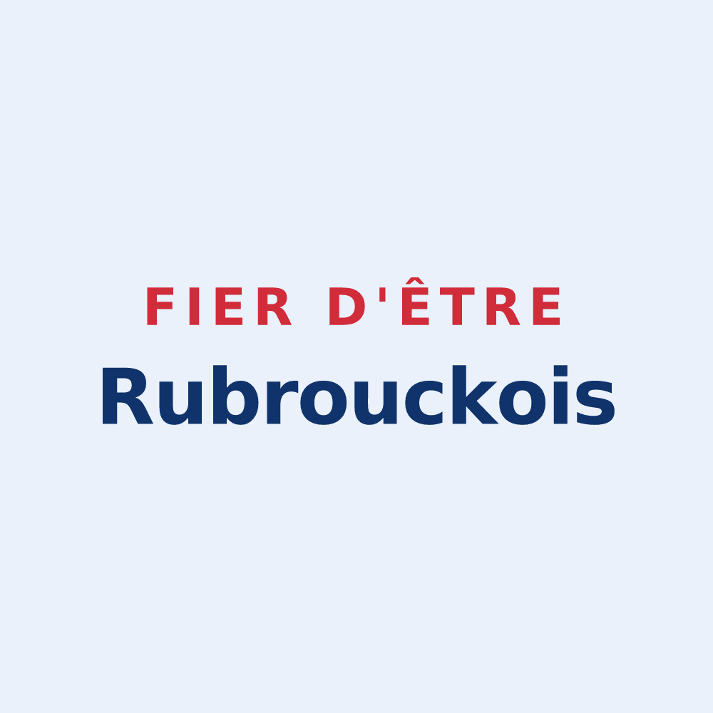 Sticker « Fier d'être Rubrouckois » — design pour Rubrouck