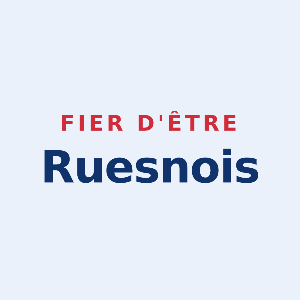 Sticker « Fier d'être Ruesnois » — design pour Ruesnes