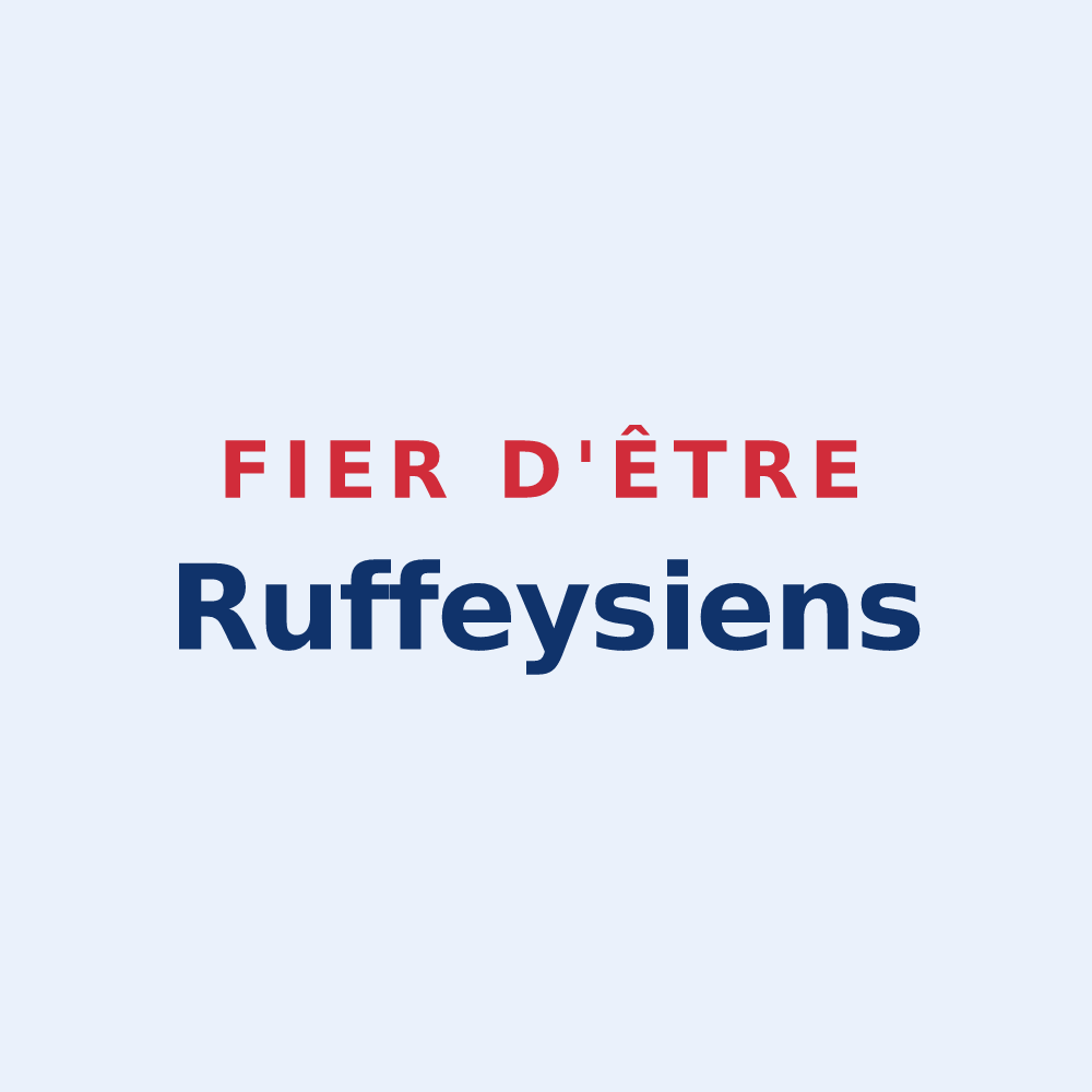 Sticker « Fier d'être Ruffeysiens » — design pour Ruffey-sur-Seille