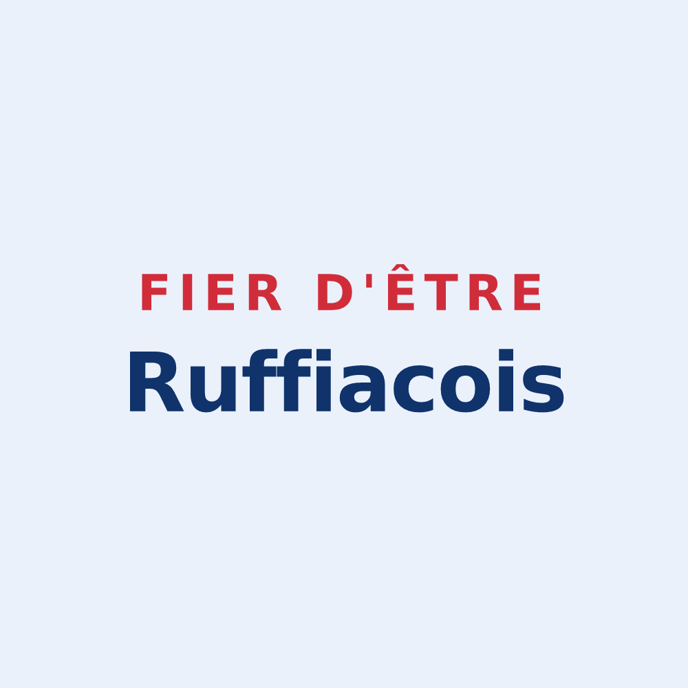 Sticker « Fier d'être Ruffiacois » — design pour Ruffiac