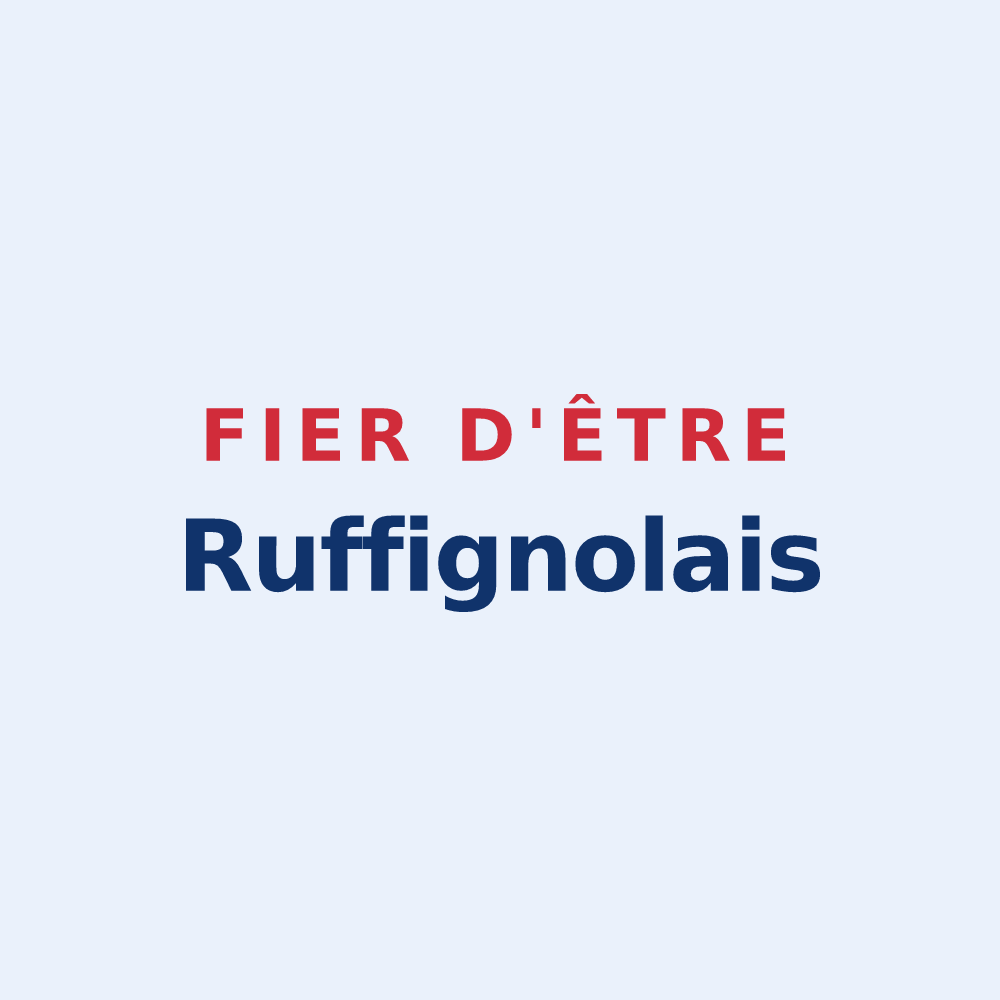 Sticker « Fier d'être Ruffignolais » — design pour Ruffigné