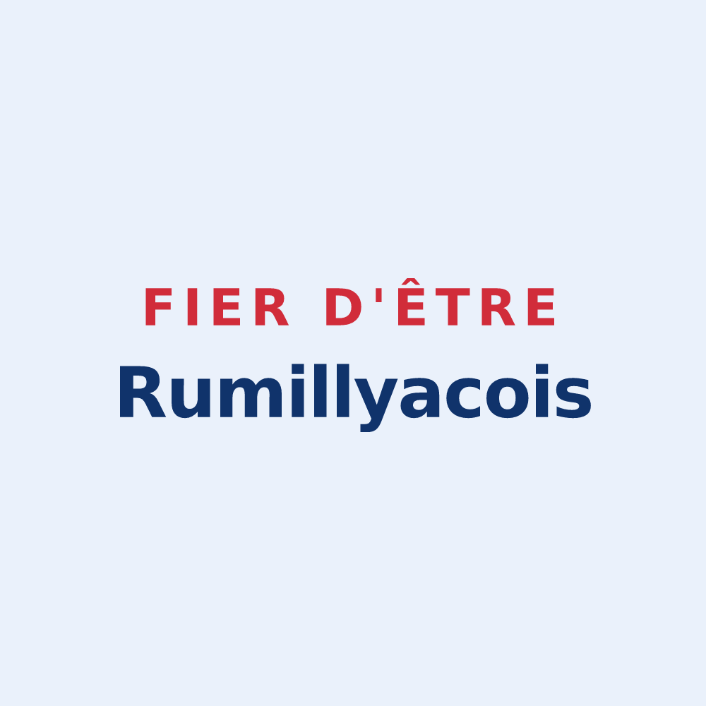 Sticker « Fier d'être Rumillyacois » — design pour Rumilly