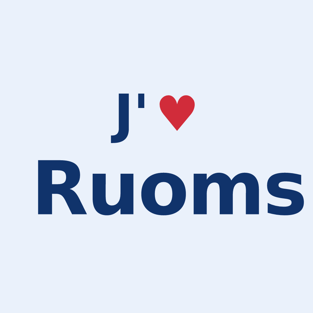 Sticker personnalisé Ruoms — design J'aime Ruoms